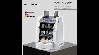 MATRIX 8300 - 2+1 Pocket Banknote Full Fitness Sorter