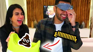 تحديت زوجي يعرف الريحه  | انصدم المسكين 🤣 - عائلة ميرو🤢