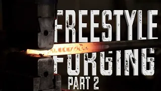 BLADESMITHING | Freestyle Forging | Truck Spring - Part 2