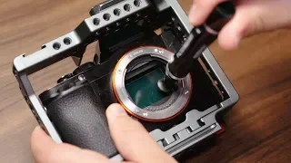 How To Clean Camera Lens & Sensor - For SONY ALPHA MIRRORLESS | Momentum Productions