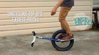 Unicycle Top 10's - Easiest Tricks