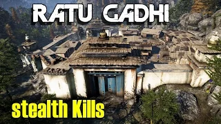 FARCRY 4 Ratu Gadhi Fortress taking over stealth Kills With sniper Solo