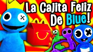 Rainbow Friends Peluche: Blue Va A McDonalds!