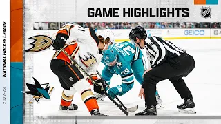 Ducks @ Sharks 11/5 | NHL Highlights 2022