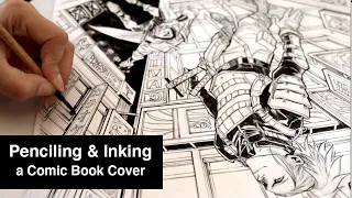 Penciling and Inking a Comic Book Cover with Siya Oum