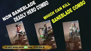Last shelter survival: NON BANEBLADE Deadly Hero Combo which can kill Baneblade Mixed Combo