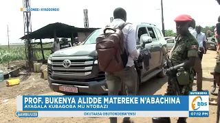 Prof. Bukenya Alidde Matereke N’abachina lwa Kumusibira Bweru, Ayagala Kubagoba mu Ntobazi