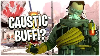 This Caustic BUFF changes everything.. (Apex Legends PS4)