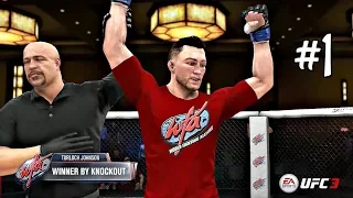 EA Sports UFC 3 Career Mode Part 1 - World Fighting Alliance | Xbox One Gameplay