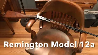 Remington Model 12a: 109 year-old pump action 22 long rifle