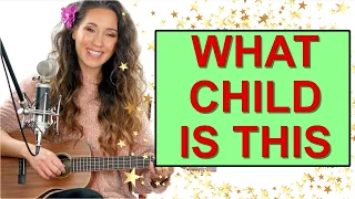 What Child Is This/Greensleeves Easy Ukulele Tutorial with Play Along