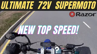 Wrecked the 72V Ultimate Supermoto Razor MX650...