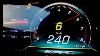 Mercedes AMG GT 63 S 4 Door 639 HP Acceleration 0-200 km/h