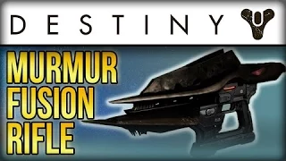 Destiny "Dark Below DLC - " Murmur "Legendary Weapon" (Destiny DLC Legendary Fusion Rifle)