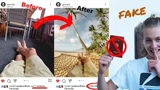 I FAKED a VACATION to an AFRICAN ISLAND *PHOTOSHOPPING MY INSTAGRAM* PRANK