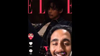 FANBOYS ARE GOING CRAZY OVER TAEHYUNG’S ELLE COVERS...😭😭  #taehyung #bts