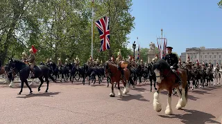 The Mounted Band of the Household Cavalry - King's Birthday Parade Rehearsal