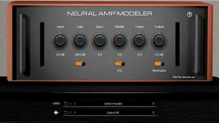 NAM (Neural Amp Modeler) plugin with alternative Skin  Buid V 0 7 7