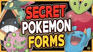 33 Pokémon That Have a SECRET Form That we Don't See in the Games