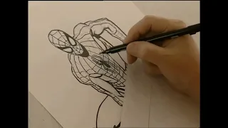 JOHN ROMITA Draws Spider-Man