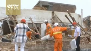 Jiangsu tornado: Rescuers race to dispose of hazardous chemicals