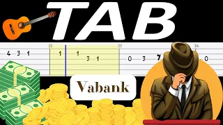 🎸 Vabank (motyw główny, H. Kuźniak) - melodia TAB (gitara) 🎵 TABY I NUTY W OPISIE 🎼