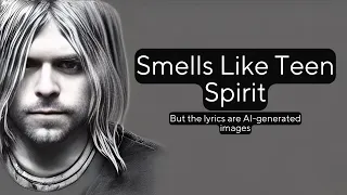 Nirvana - Smells Like Teen Spirit - But the Lyrics Are AI-Generated Images