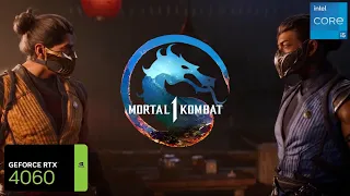 Mortal Kombat 1 RTX 4060 FPS TEST | RTX 4060 Benchmark 1080p/1440p/4K