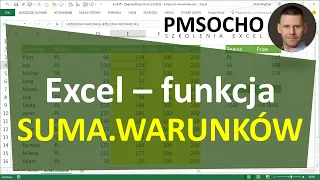 EXCEL - Funkcja SUMA.WARUNKÓW