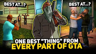 EVOLUTION of "THE BEST THING" in EACH PART OF GTA series from GTA 1 to GTA 5