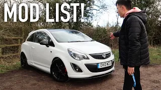 VAUXHALL CORSA COMPLETE MOD LIST! 🛺💭