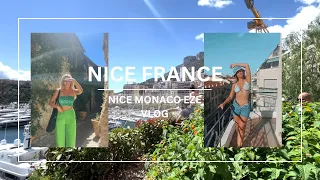 NICE, FRANCE TRAVEL VLOG 🇫🇷 | FIRST EVER GIRL SOLO TRIP 🌍 | Spend a day in Monaco + Eze 🏞 2022!!