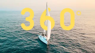 360 VR Immersive Sailing Across the Atlantic Ocean ASMR | Expedition Evans