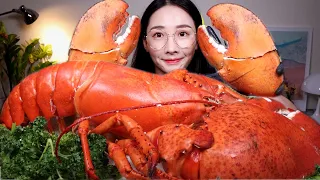 3.4KG 대왕 랍스타!!🦞  집게가 얼굴보다 크다 😵‍💫 GIANT LOBSTER🦞 MUKBANG EATING SOUNDS ロブスター Tôm hùm