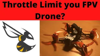 How to Throttle Limit your FPV Drone? (Using Betaflight)