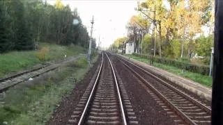 Train ride / Przejazd pociągiem TLK Toruń - Aleksandrów Kujawski, linia 18