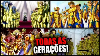 TODOS os CAVALEIROS de OURO de TODAS as GERAÇÕES!