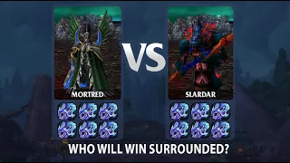 Slardar vs Mortred | 1 x 1 | 25 lvl | full slots | who will beat?