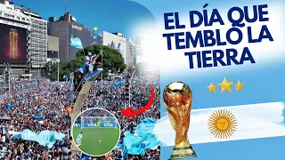 The day the earth trembled, Argentina FIFA world champion Qatar 2022 tango and soccer