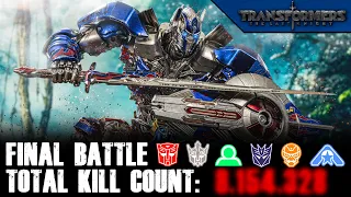 Transformers The Last Knight Final Battle Full Kill Count | Transformers Collateral Damage