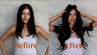 Giving Elliana Walmsley A Dark Hair Makeover!