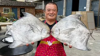 3000元買2條頂級鬥鲳魚，做豪華版麻辣魚，不愧爲最好吃的鲳魚