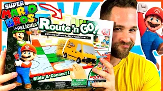 UNBOXING Juego Super Mario Bros La Pelicula Route'n Go Puzzle Game en Pe Toys