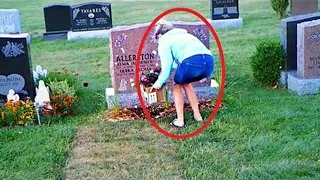 Parents hid a camera on their son's grave and revealed a terrible secret!