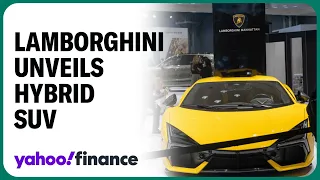 Lamborghini unveils hybrid version of Urus SUV, CEO discusses