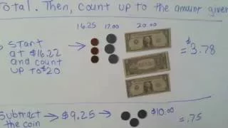 How to count money to make change (Addition #11)