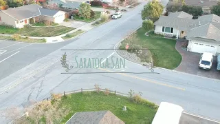 San Jose California, USA Aerial view DJI spark drone
