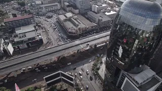 Drone view of the Kenya, Nairobi City Expressway