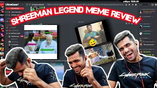 Shreeman Legend Reaction Meme Review 😂😂 || #shreemanlegendlive #bandhilki #shreemanlegend