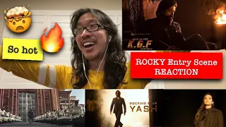 KGF Chapter 2 Rocky Entry Scene REACTION |  Yash, Sanjay Dutt, Srinidhi Shetty, Raveena Tandon